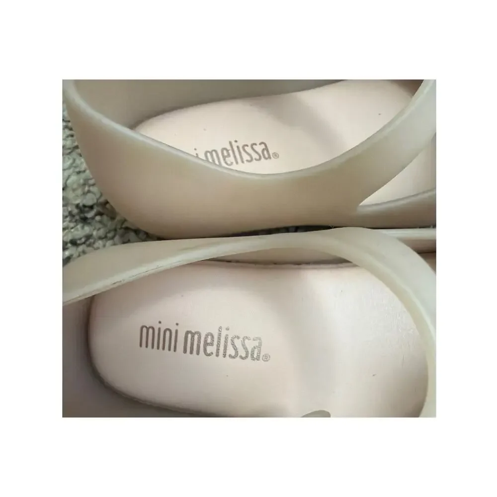 Mini Melissa Ultragirl Classy Bow Mary Jane Flat Toddler Size 6